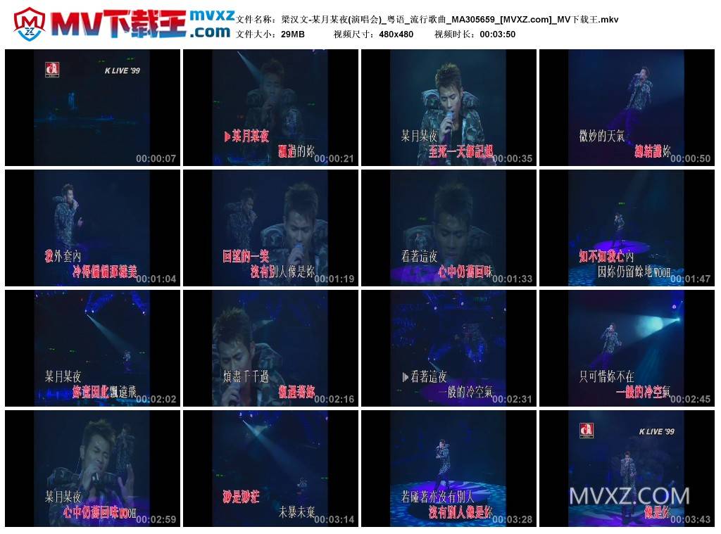 梁汉文-某月某夜(演唱会)_粤语_流行歌曲_MA305659